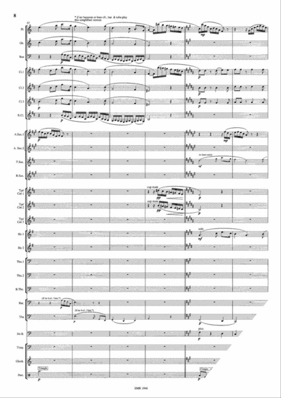 The Last Rose Of Summer Concert Band scores gallery preview page 9