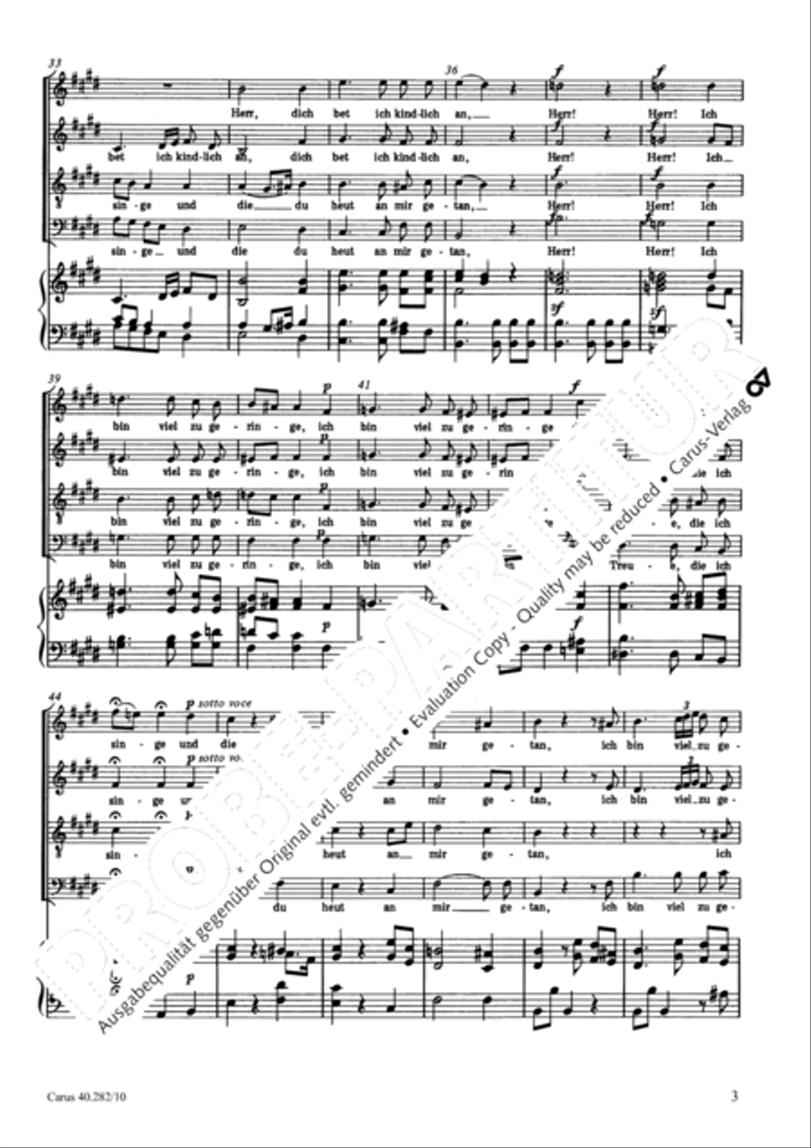 Abendlied zu Gott 4-Part scores gallery preview page 4