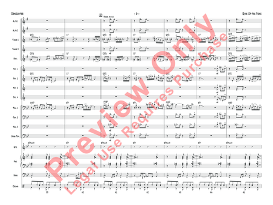 Give Up the Funk Jazz Ensemble scores gallery preview page 21