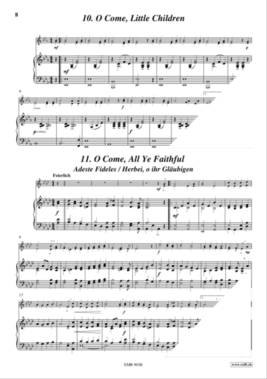 28 Weihnachtsmelodien Vol. 1 + 2 Woodwind Duet scores gallery preview page 8
