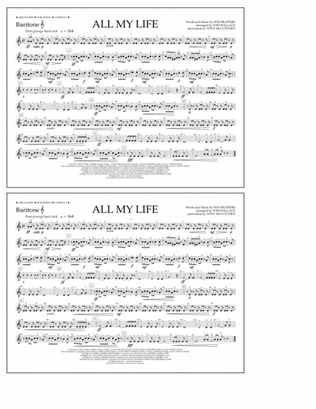 All My Life - Baritone T.C.