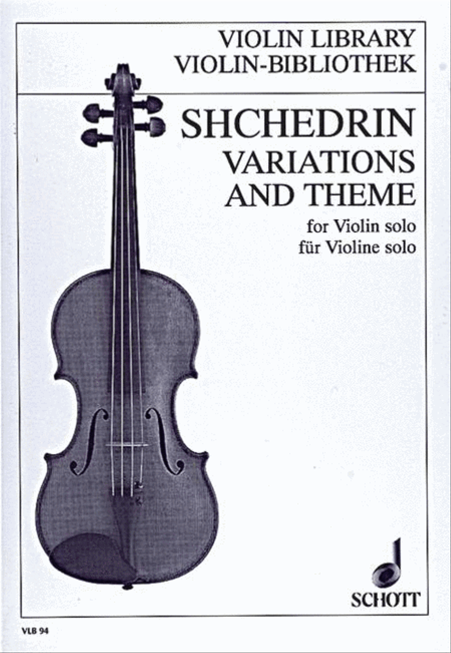 Variation and Theme Violin Solo scores gallery preview page 1