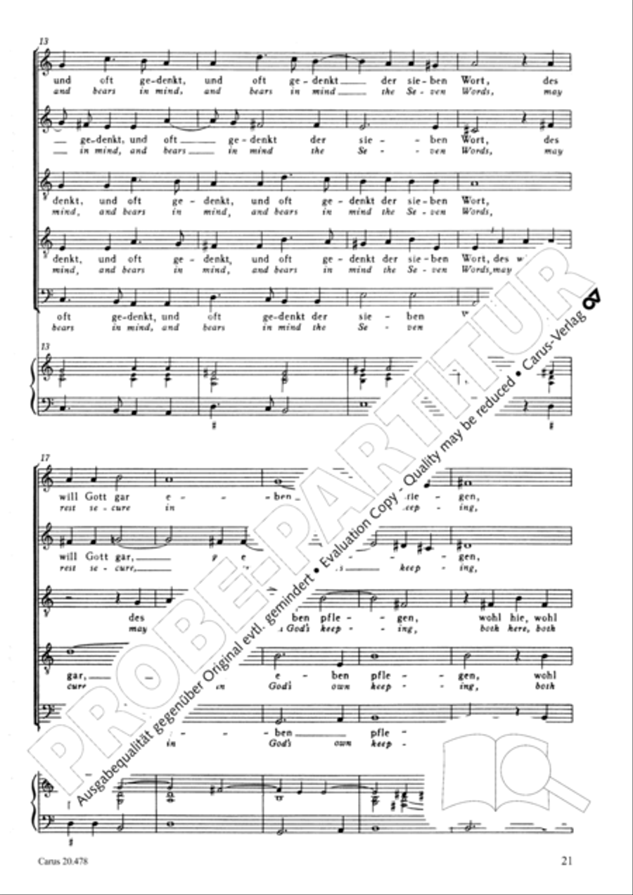 The seven last words from the cross SATTB scores gallery preview page 28