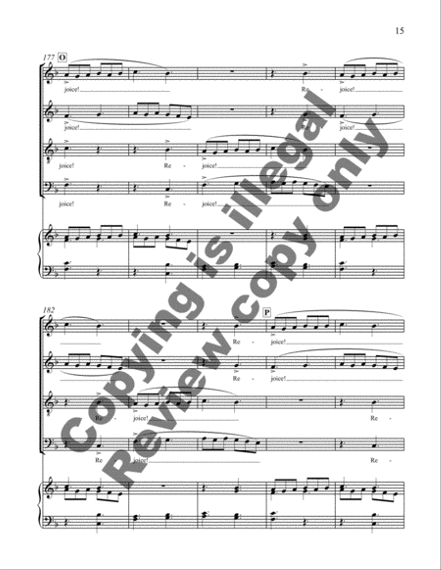 Rejoice!: 3. Good Christian Friends Rejoice! (Choral Score)