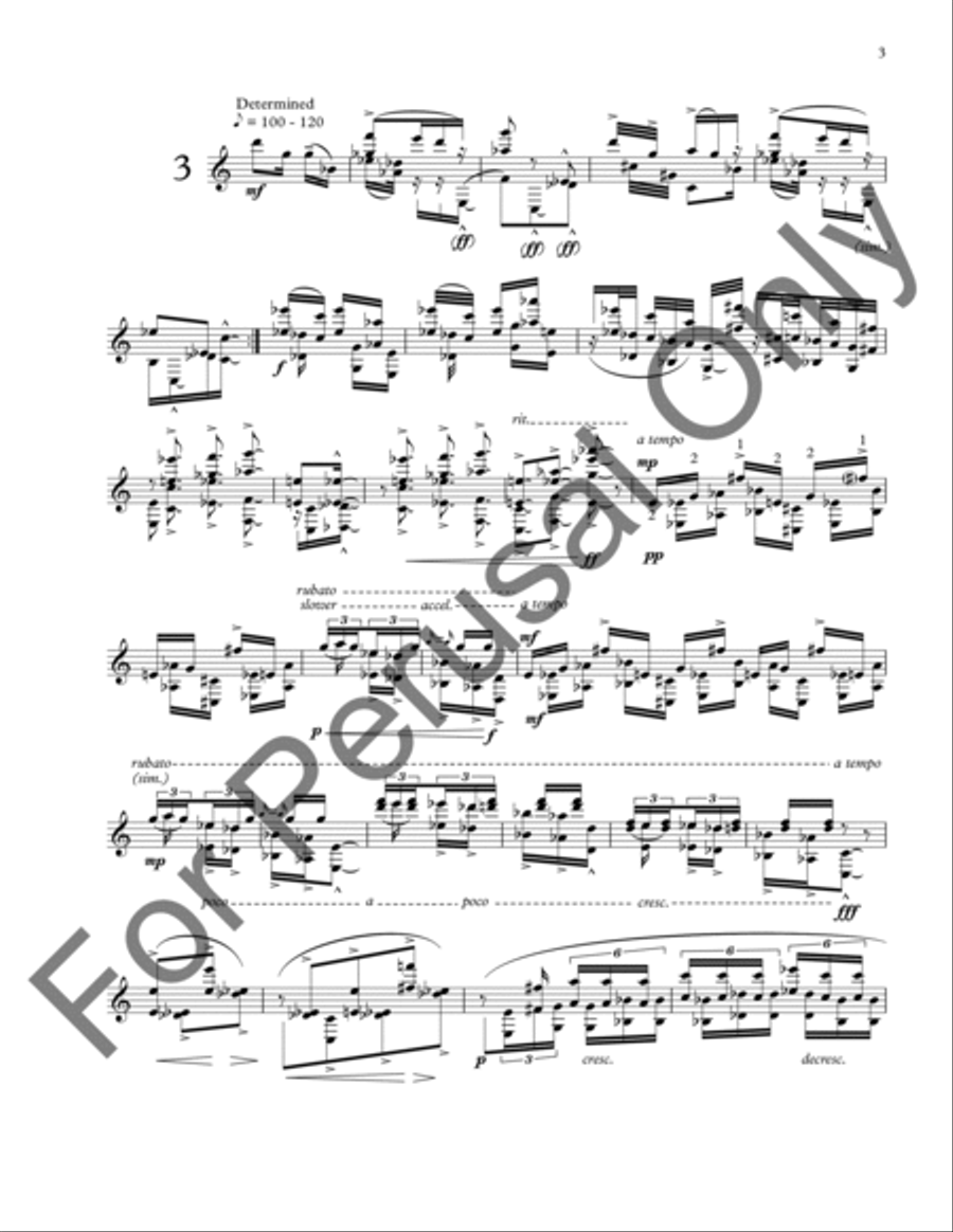 Five Etudes For Marimba Book 1 Marimba scores gallery preview page 6