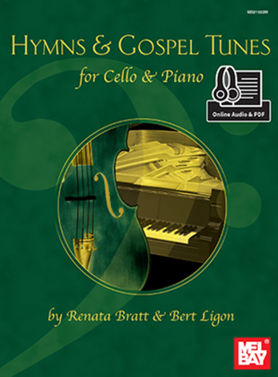 Book cover for Hymns & Gospel Tunes for Cello & Piano