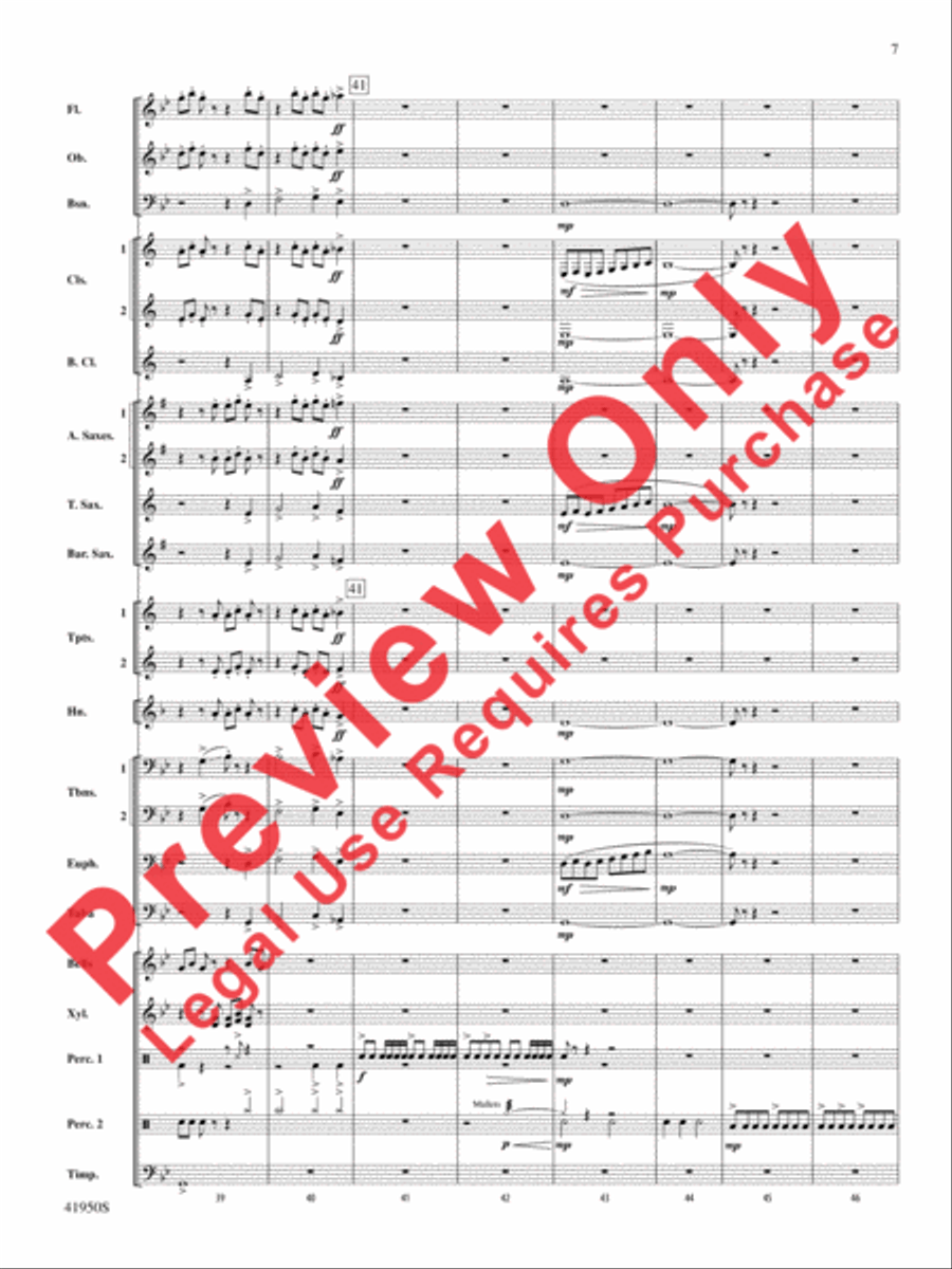 Mechanism Concert Band scores gallery preview page 8