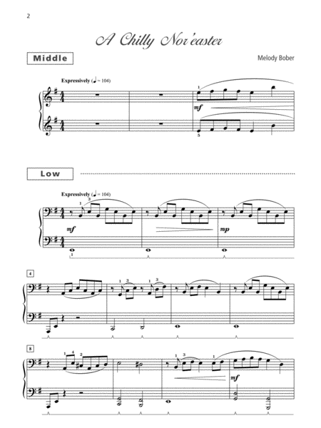 Grand Trios for Piano, Book 5: 4 Intermediate Pieces for One Piano, Six Hands