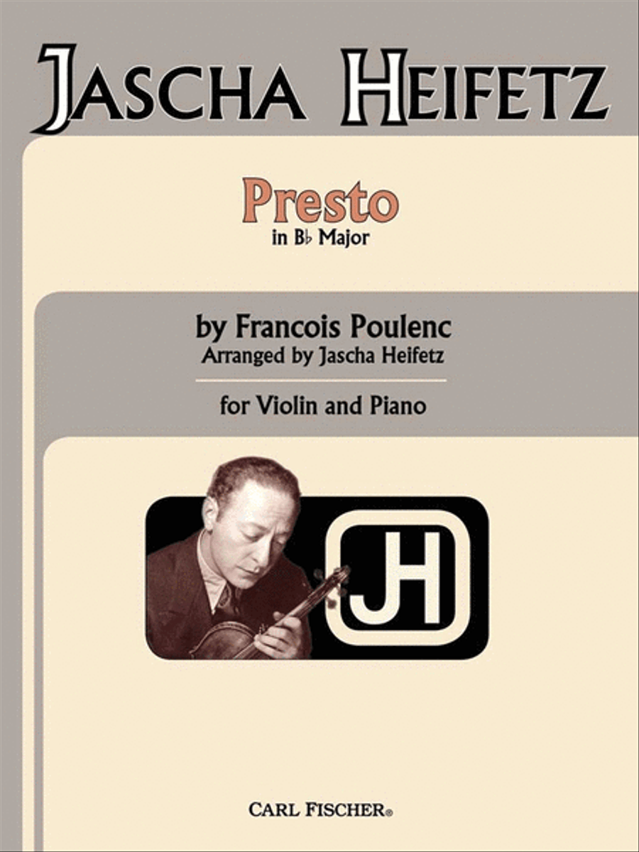 Presto Violin Solo scores gallery preview page 1
