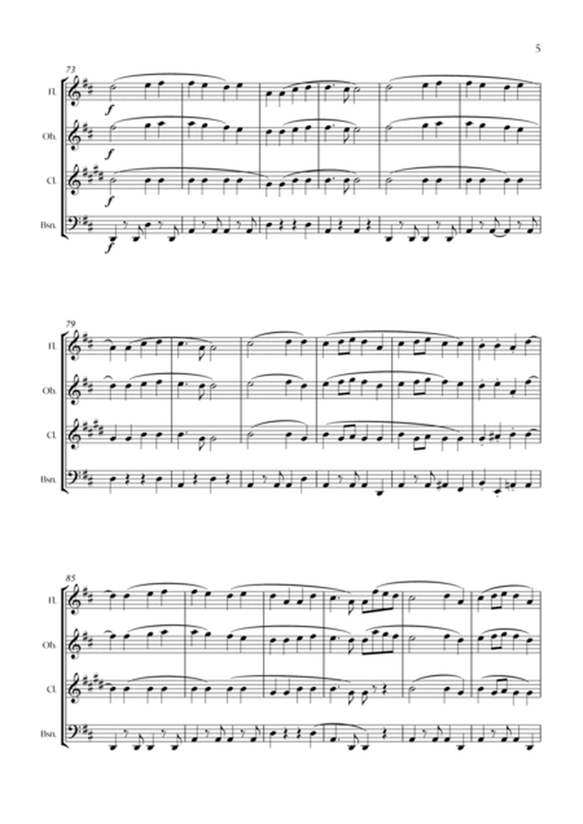 Ode To Joy (from Symphony No. 9) (Wind Quartet) - Score and parts image number null