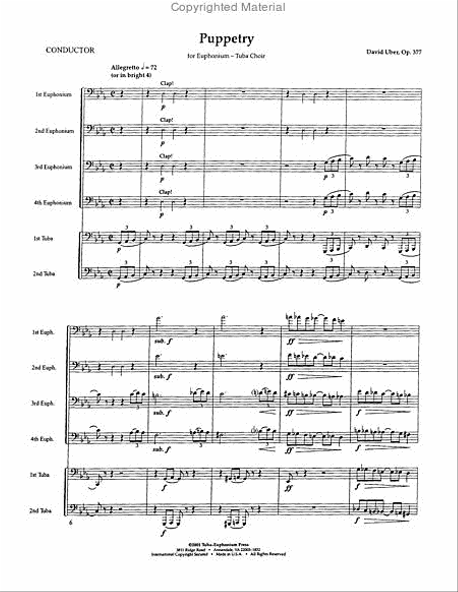 Puppetry Puppetry Large Ensemble scores gallery preview page 2