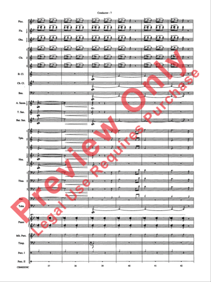 John Williams: Fantasy of Flight (Medley) Concert Band scores gallery preview page 10