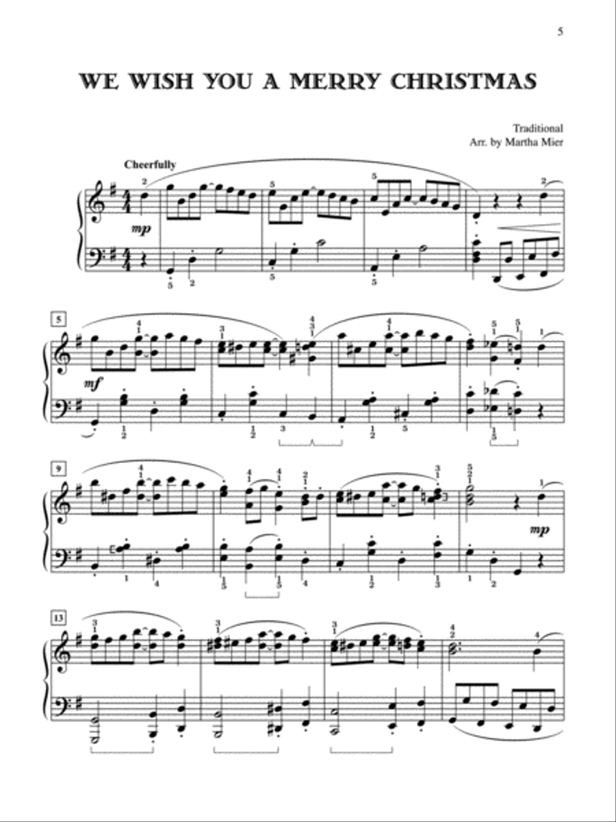 Christmas Jazz, Rags & Blues, Book 5 Piano Solo scores gallery preview page 3