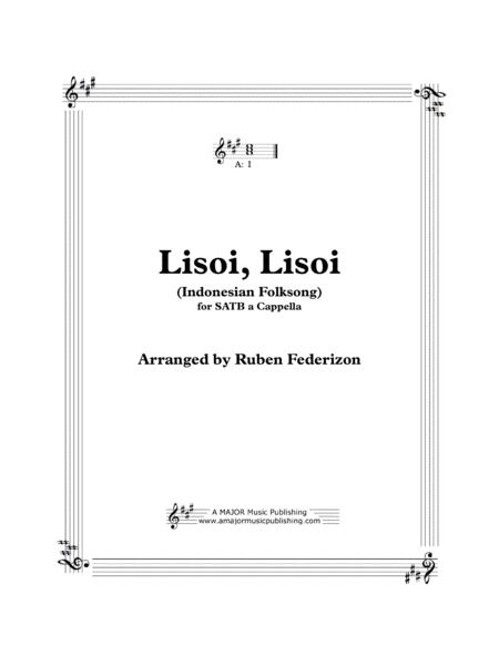 Lisoi, Lisoi (Indonesian Folksong) image number null