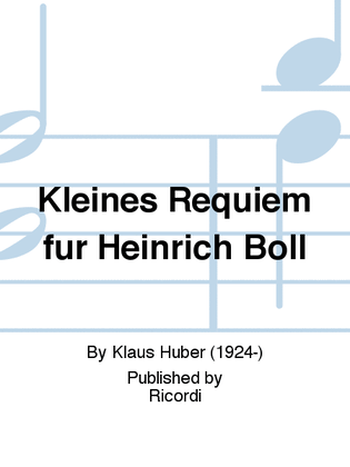 Kleines Requiem für Heinrich Böll