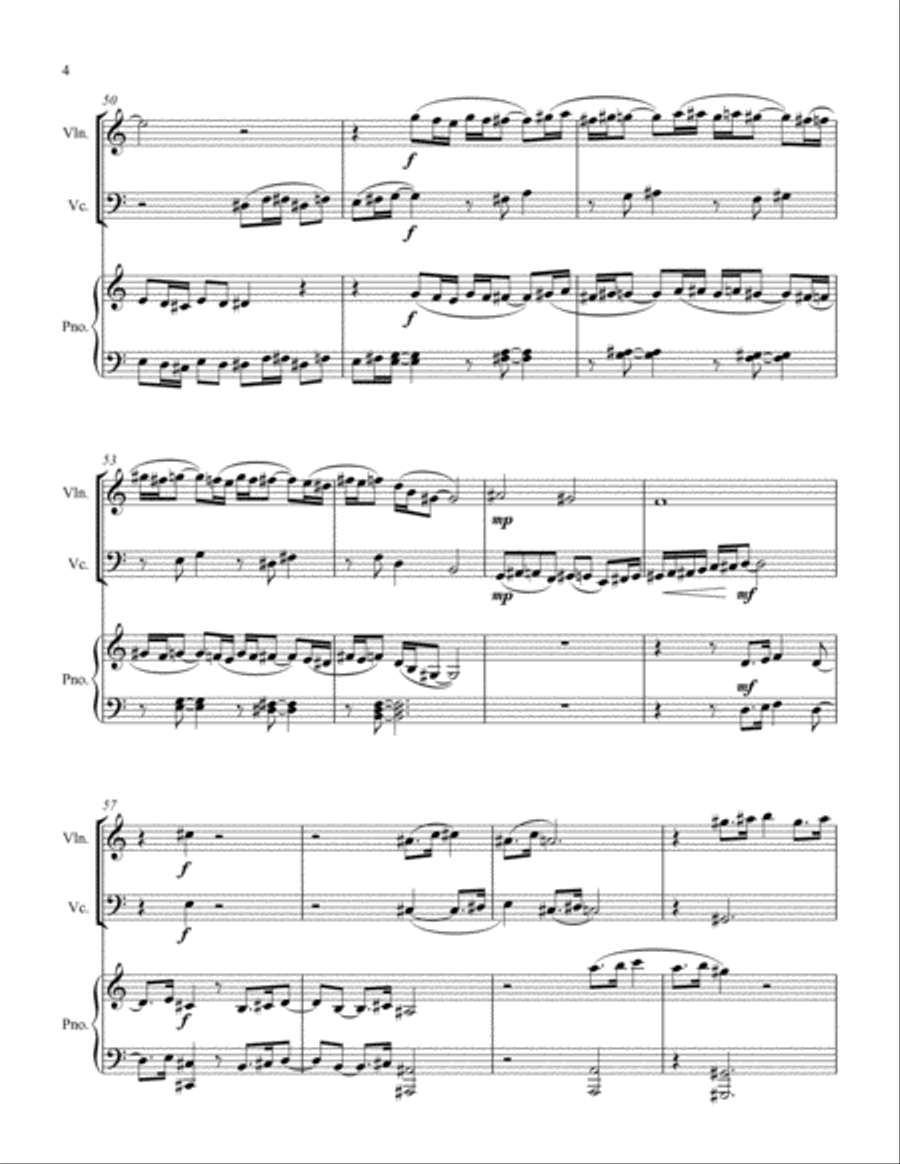 Black Frost Piano Trio scores gallery preview page 4