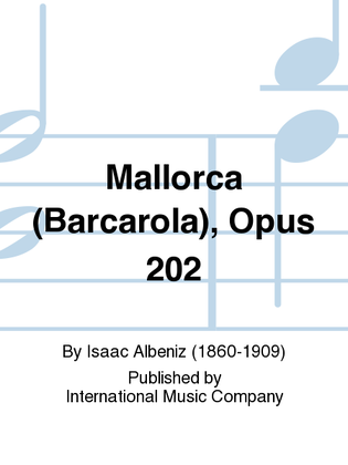 Book cover for Mallorca (Barcarola), Opus 202