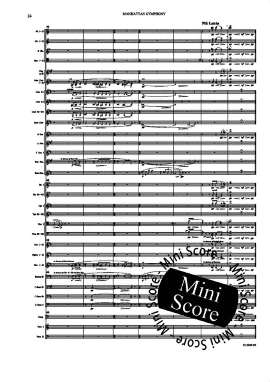 Manhattan Symphony Concert Band scores gallery preview page 28