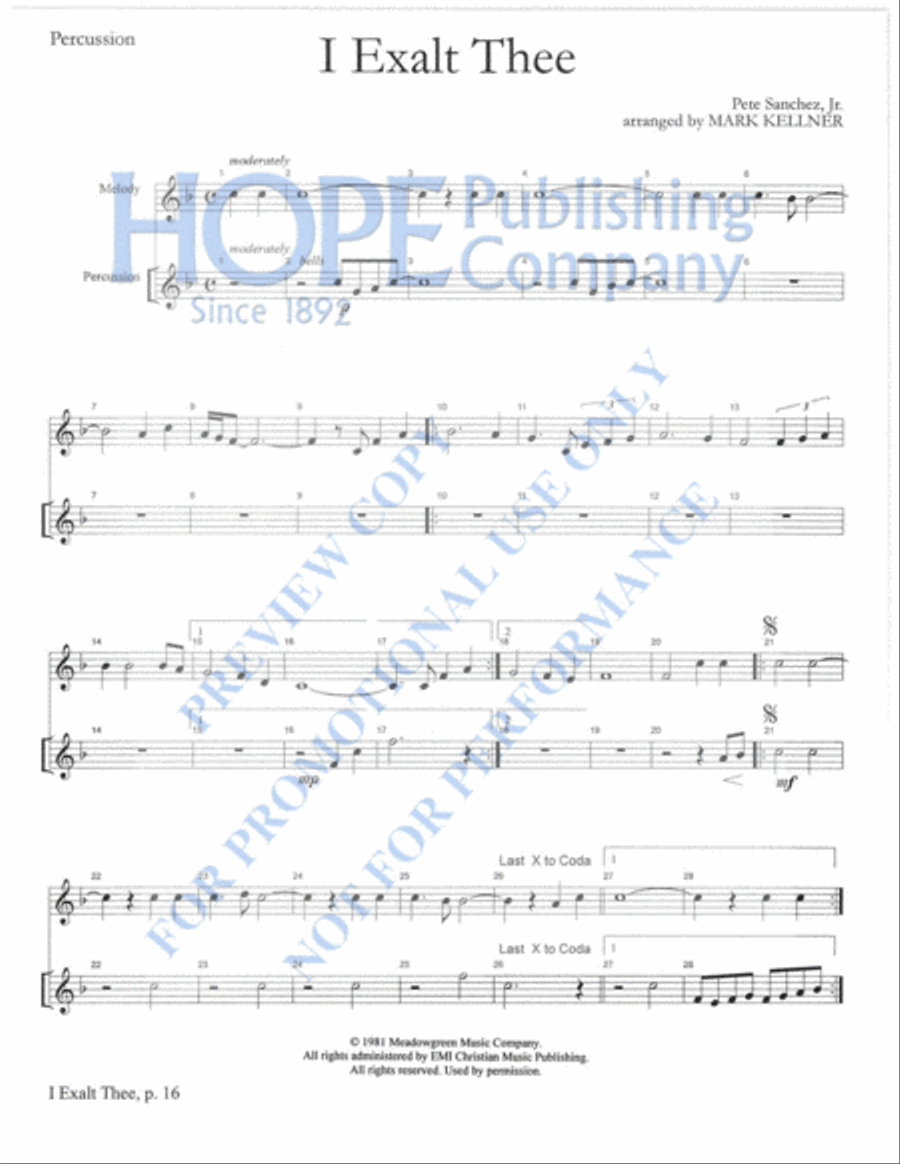 Praise Him with Instruments Orchestra scores gallery preview page 19