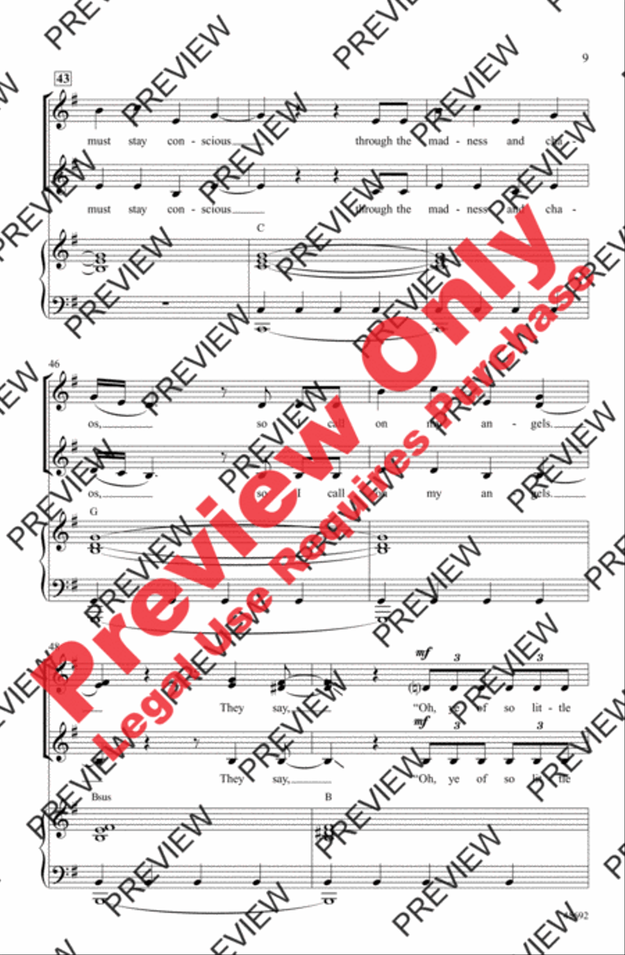 Rise Women's Choir scores gallery preview page 8