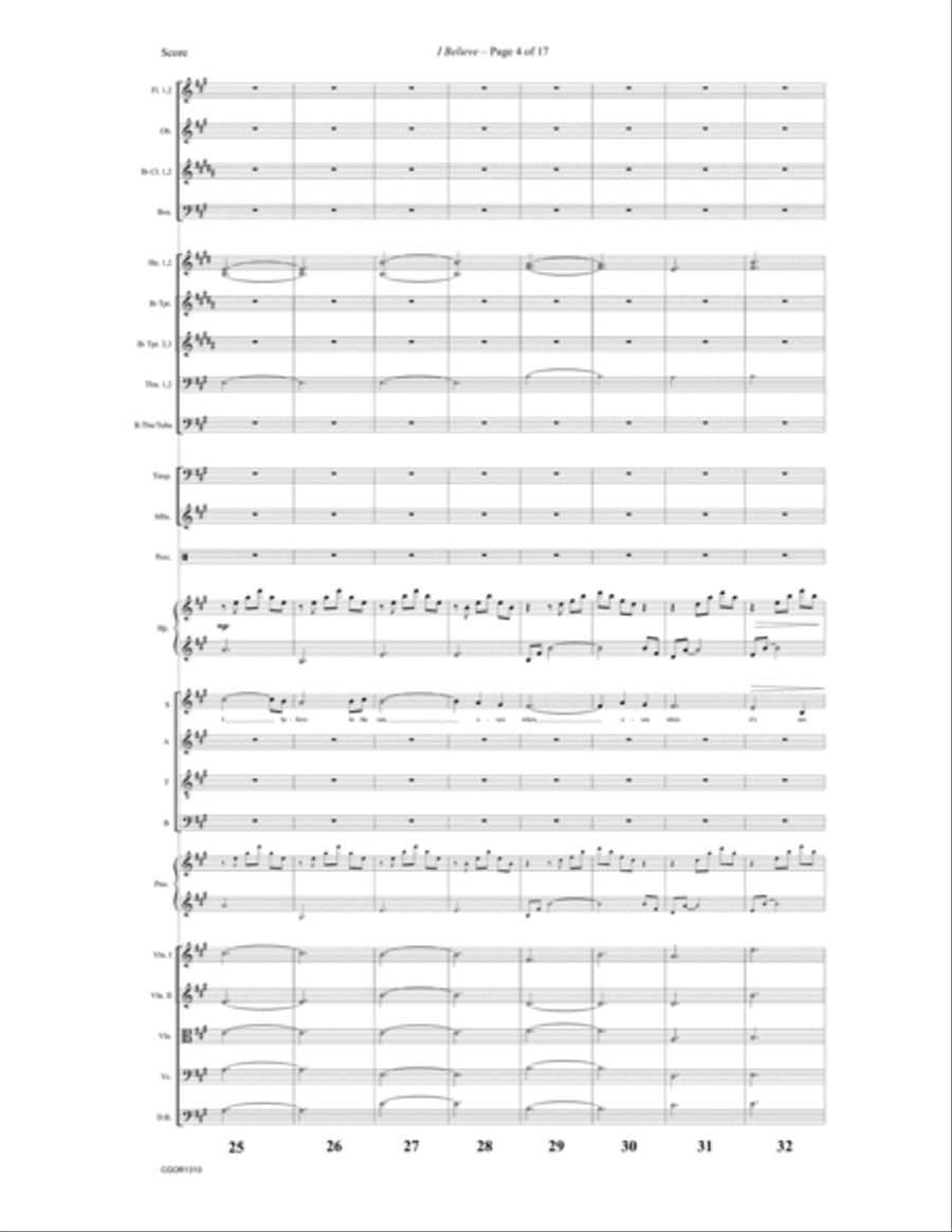 I Believe Set of Parts scores gallery preview page 5