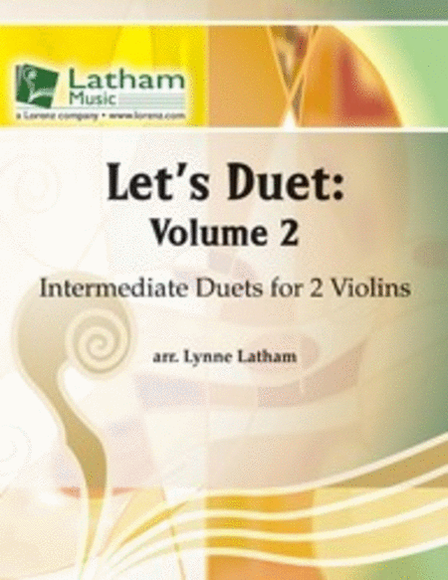 Lets Duet Vol 2 For 2 Violins