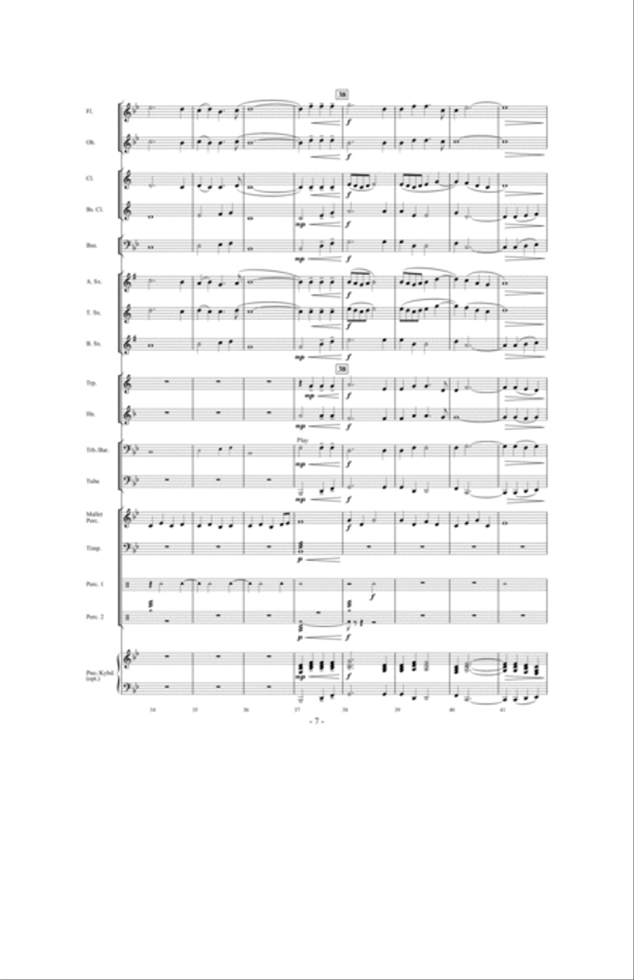 Be Still, My Soul Concert Band scores gallery preview page 6