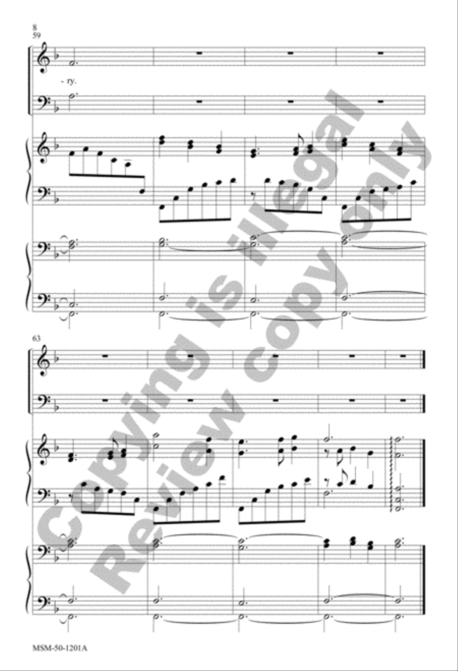 Joseph, Dearest, Joseph Mine 3-Part scores gallery preview page 8
