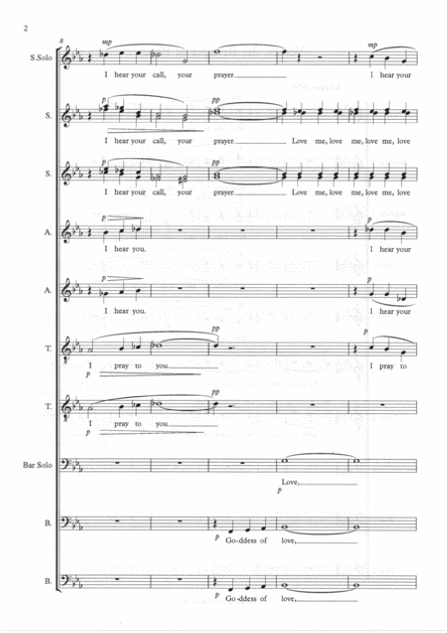 Venus, the Bringer of Peace 4-Part scores gallery preview page 6