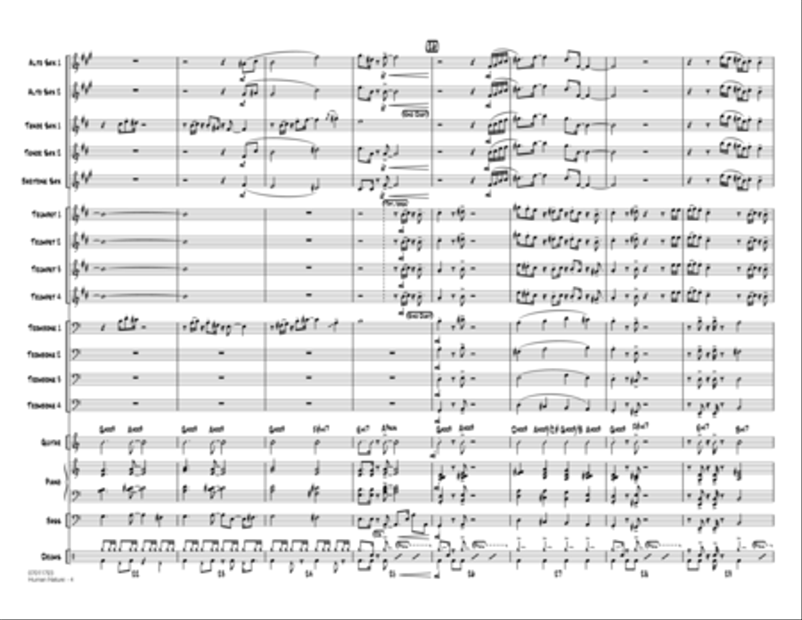 Human Nature - Conductor Score (Full Score) Conductor Score scores gallery preview page 4