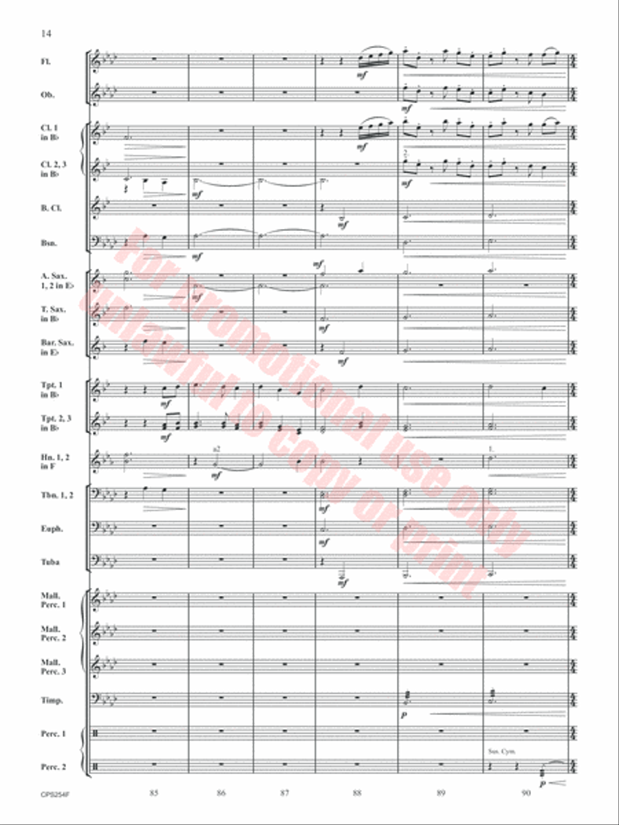 As We Search Concert Band scores gallery preview page 14
