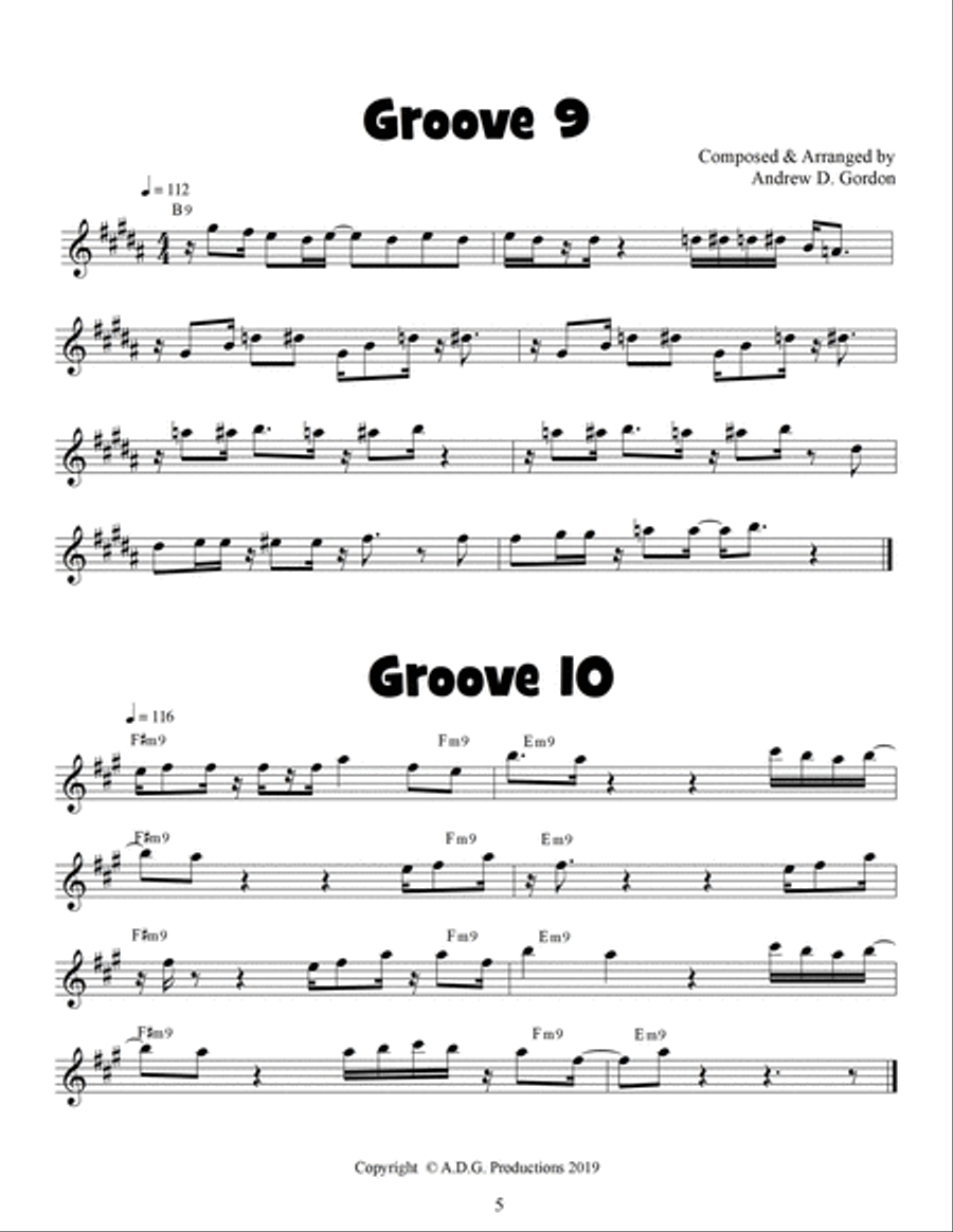 100 Ultimate Soul, Funk and R&B Grooves for Tenor Saxophone and Bb instruments Tenor Saxophone scores gallery preview page 2