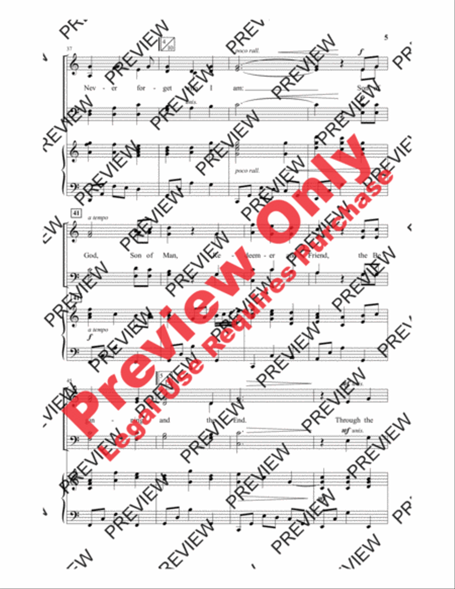 In Communion 4-Part scores gallery preview page 5