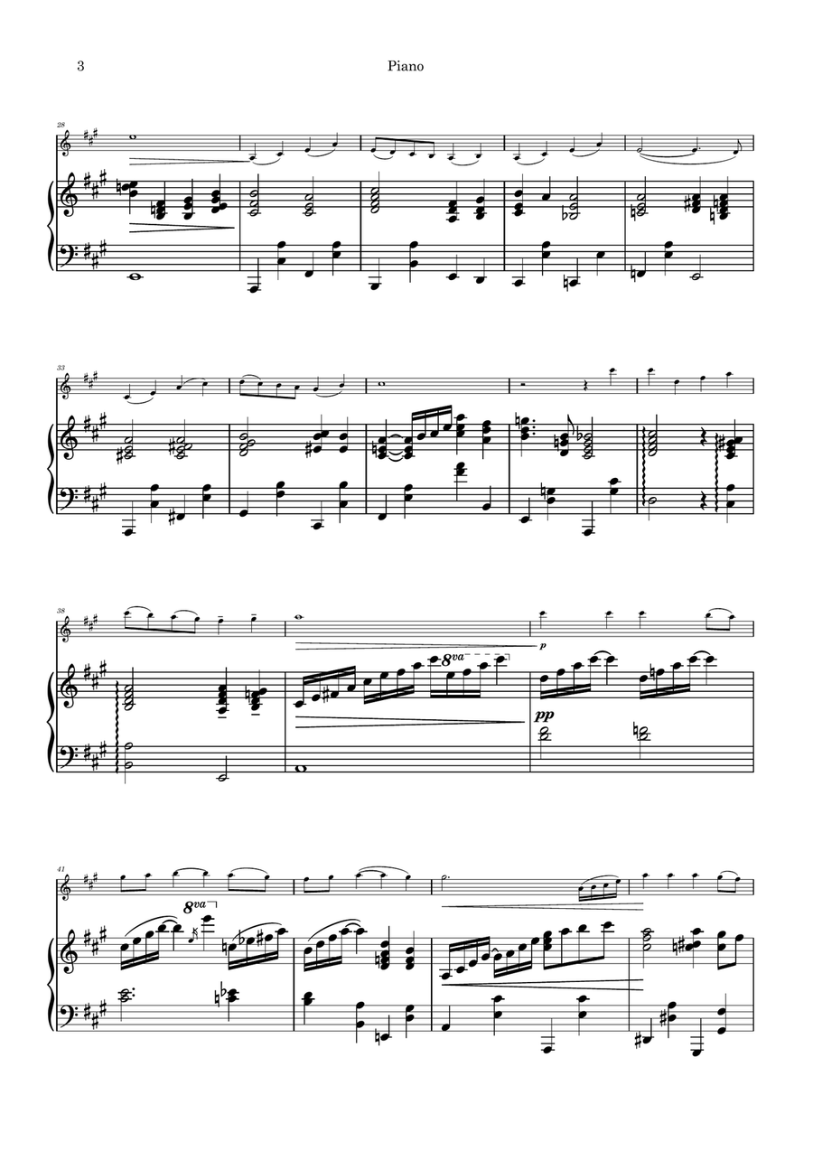 Have Yourself A Merry Little Christmas Violin Solo scores gallery preview page 4
