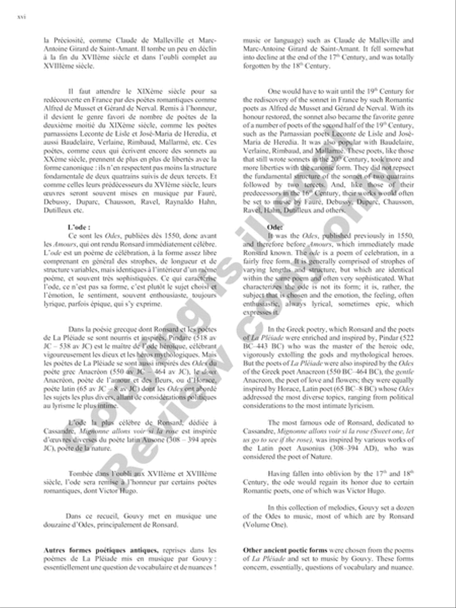 Songs of Gouvy, Volume 2: 18 Sonnets et chansons de Desportes; 18 Poésies de Moritz Hartmann Voice Solo scores gallery preview page 50