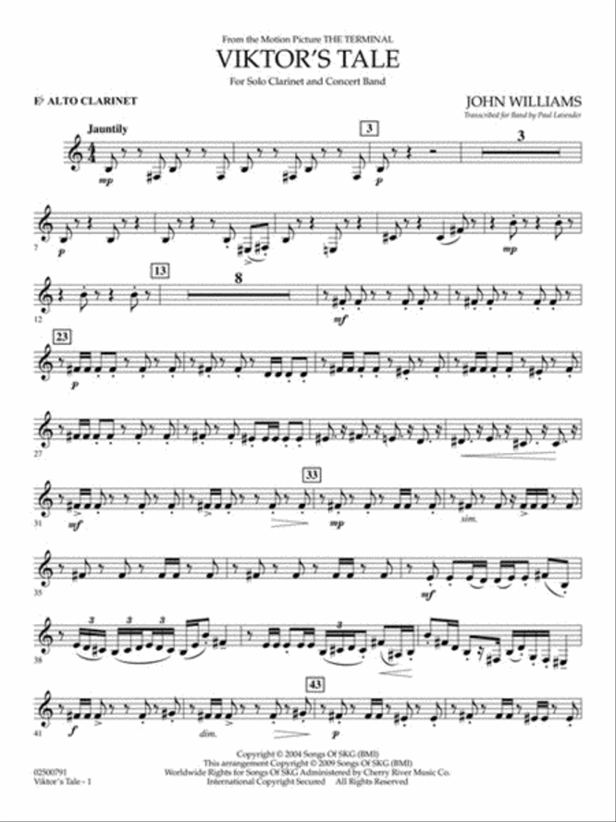 Viktor's Tale (from “The Terminal”) Concert Band scores gallery preview page 4