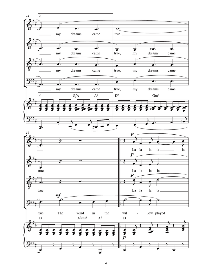 Blueberry Hill 4-Part scores gallery preview page 4