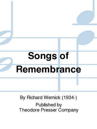 Songs Of Remembrance