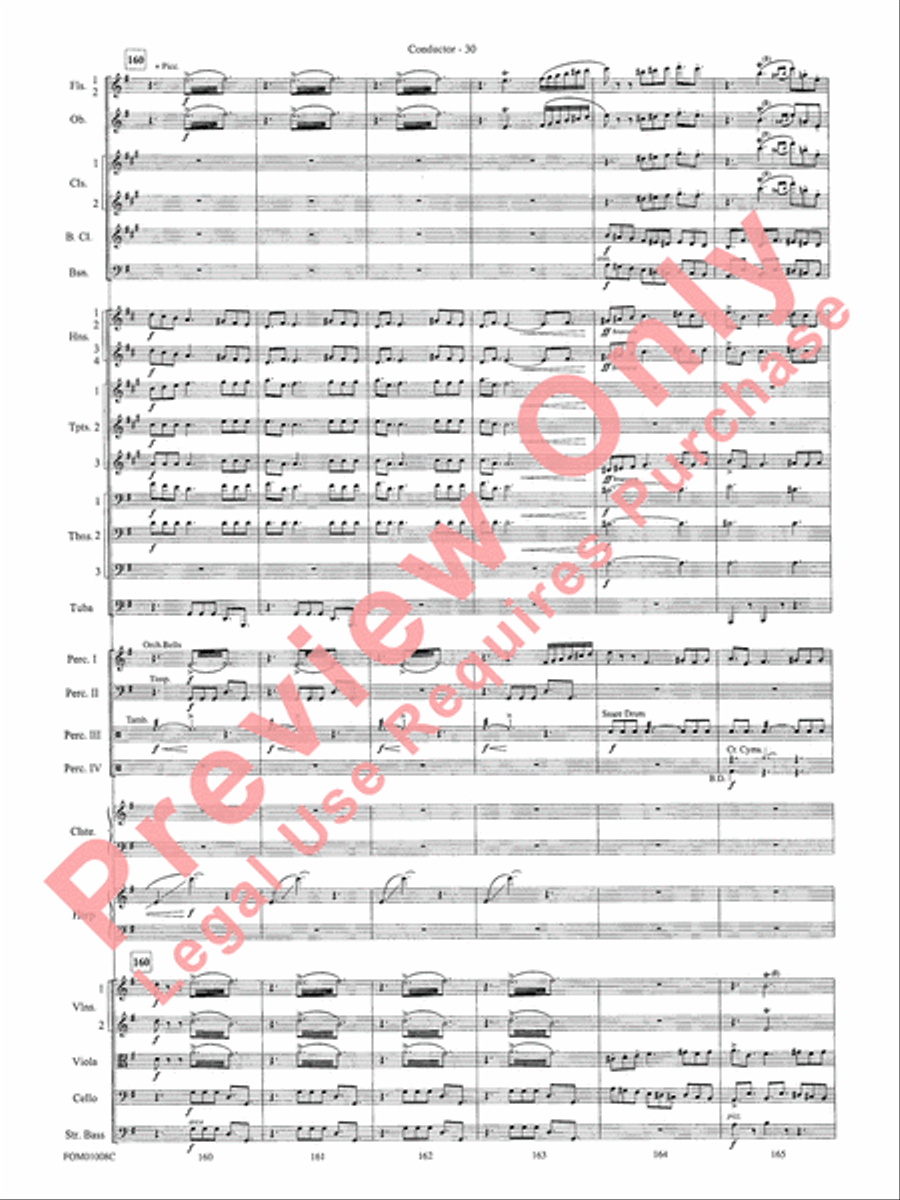 Harry Potter Symphonic Suite Full Orchestra scores gallery preview page 33