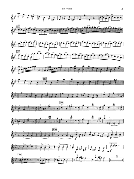 Mozart's Symphony No. 25 in G Minor, 1st & 2nd Movements: 1st Violin