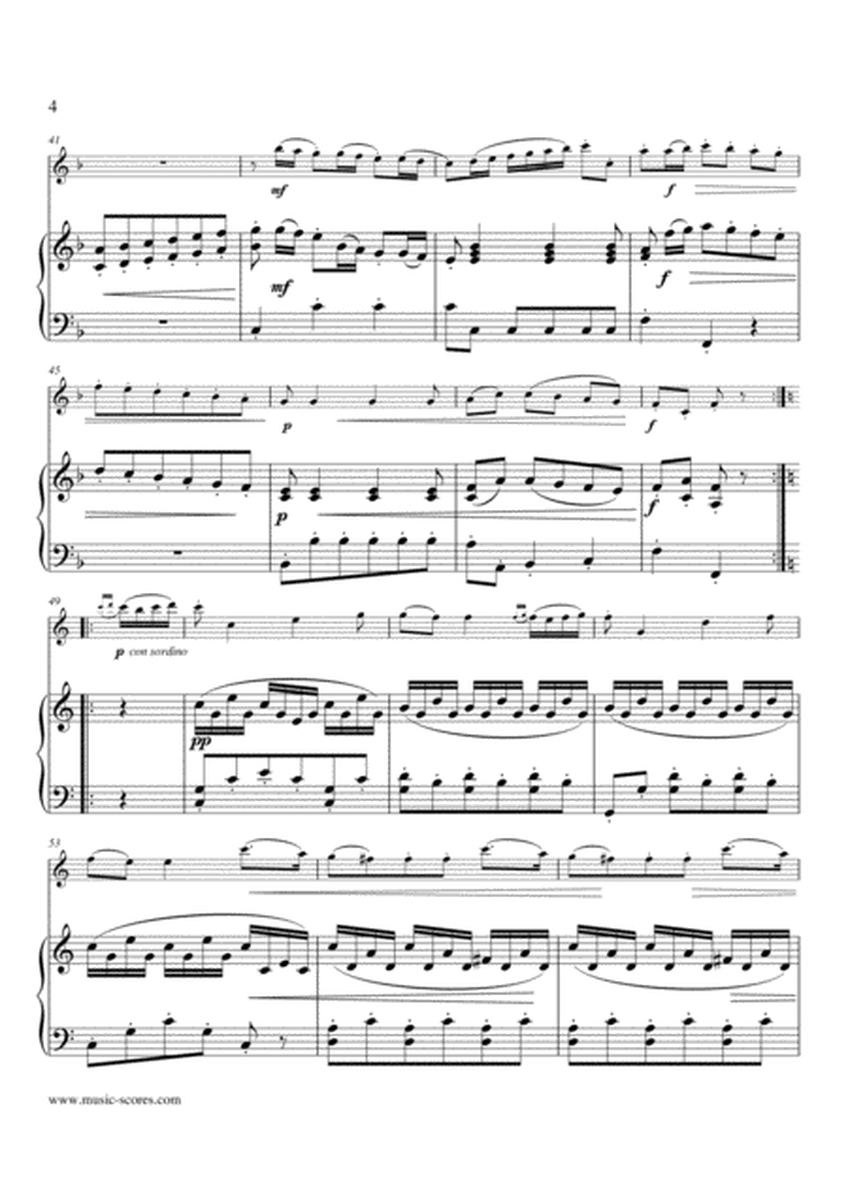 Boccherini Minuet and Trio in E - Oboe and Piano image number null