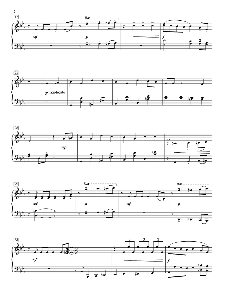 They Can't Take That Away From Me (arr. Phillip Keveren) Piano Solo scores gallery preview page 2