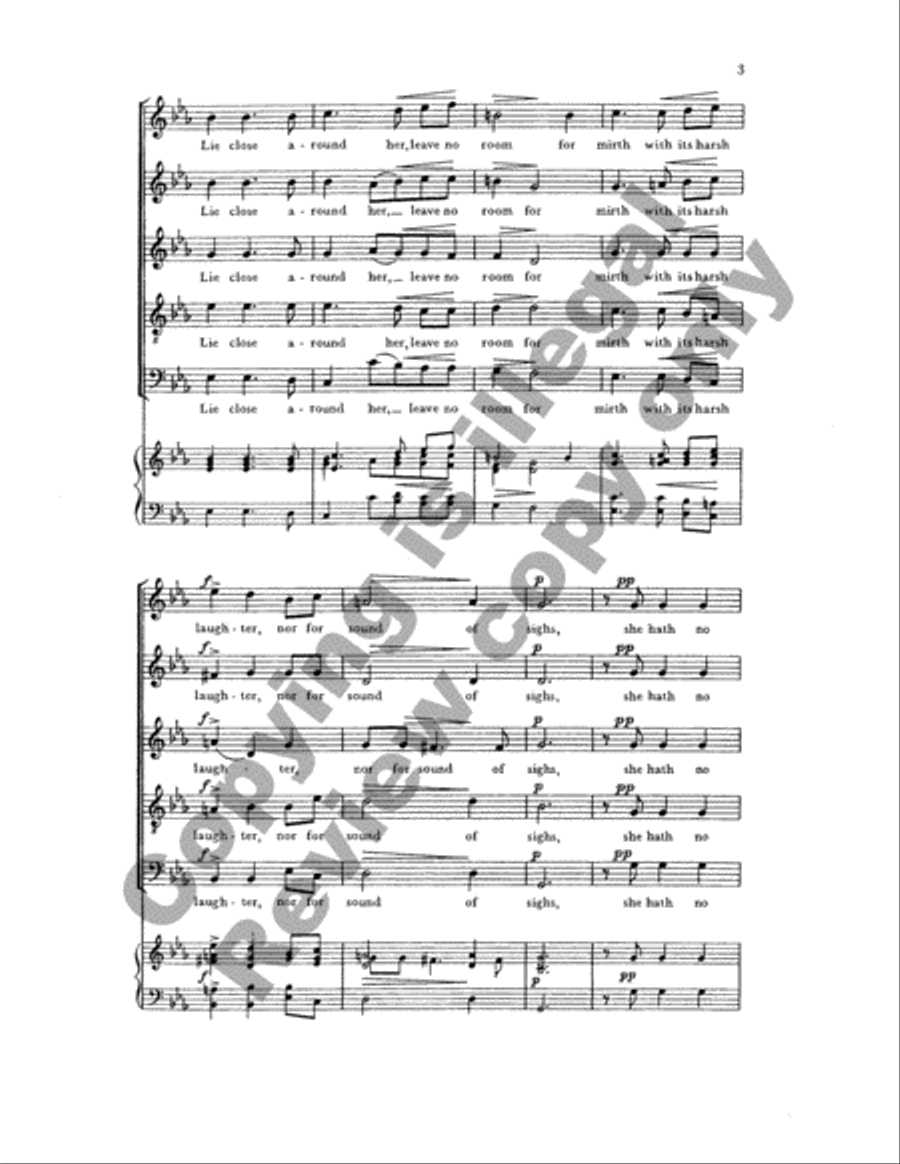 Rest (Choral Score) Rest (Choral Score) SSATB scores gallery preview page 3