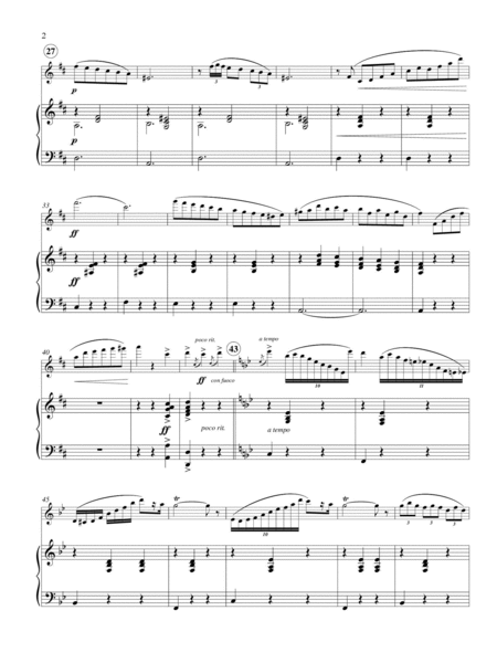 Valse Caprice for Flute and Piano