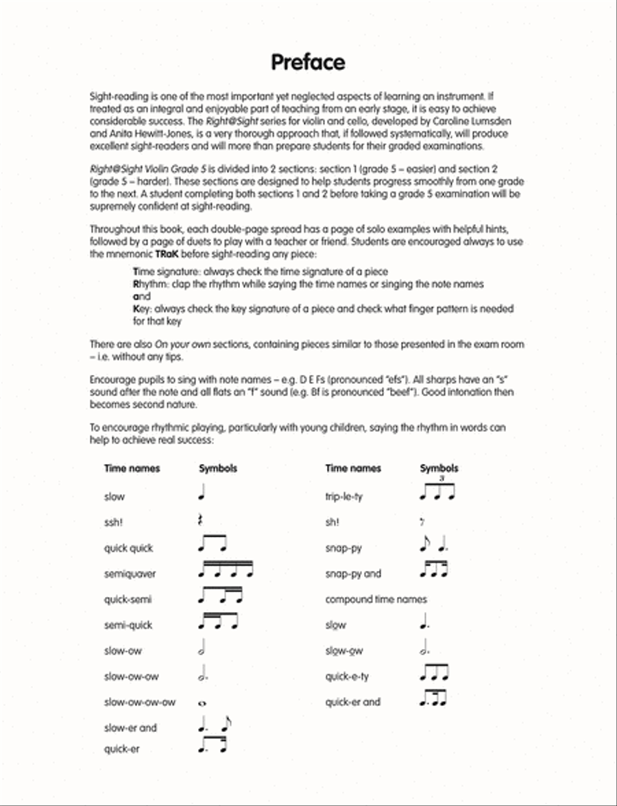 Right@Sight for Violin, Grade 5 Violin Solo scores gallery preview page 2