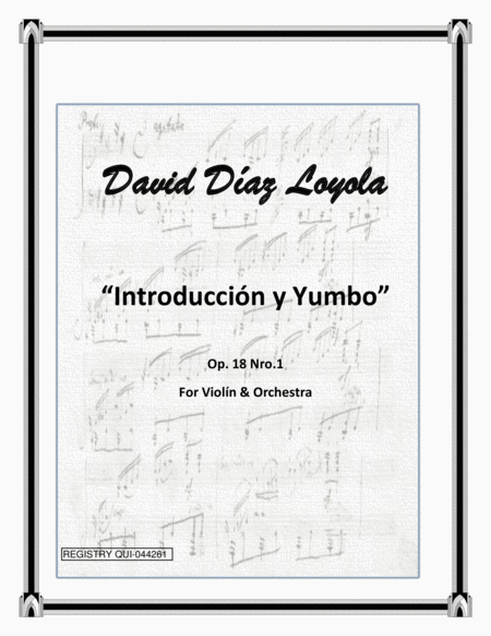 Introducción y Yumbo for Violín & Orchestra Op.18 Nr.1