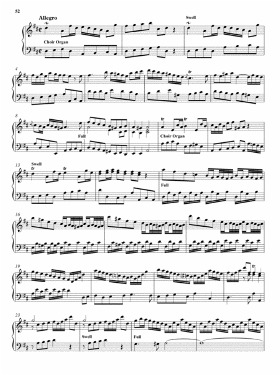 18th-century English Organ Music, Volume 3 Organ Solo scores gallery preview page 7