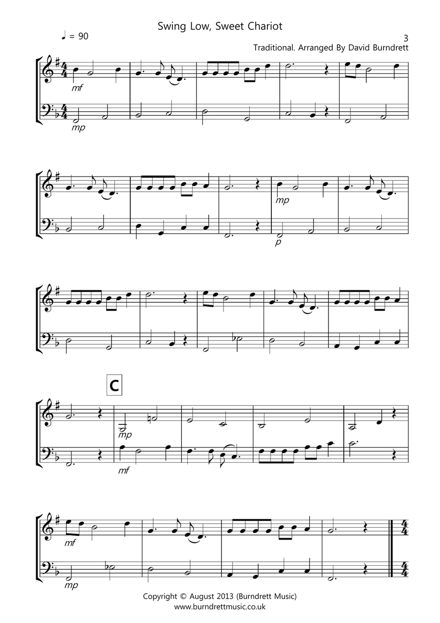 8 Duets for Clarinet And Bassoon Woodwind Duet scores gallery preview page 3