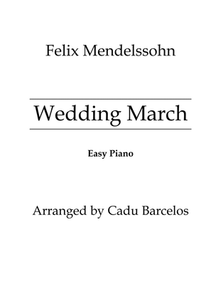 Wedding March - Easy Piano Mendelssohn