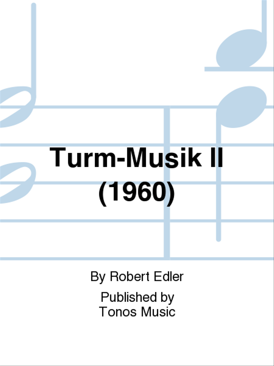 Turm-Musik II (1960) Horn scores gallery preview page 1